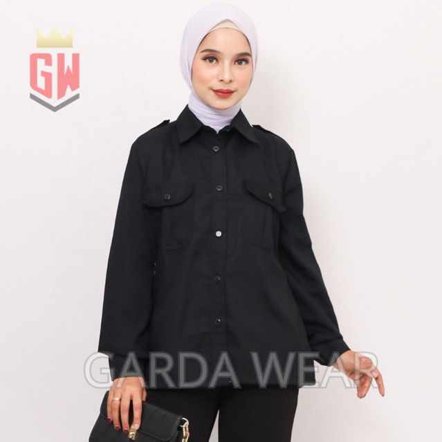Kemeja Seragam Pns Kemeja Pdh Hitam / Baju PDH, PNS DLL Lengan Panjang dan Pendek Polos