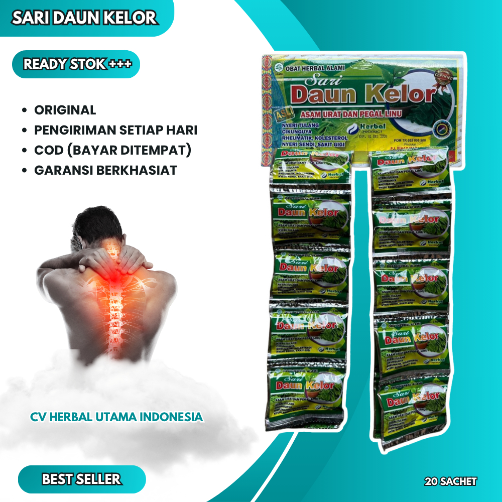 

Kapsul Asam Urat Cap Daun Kelor Original 20 Sachet