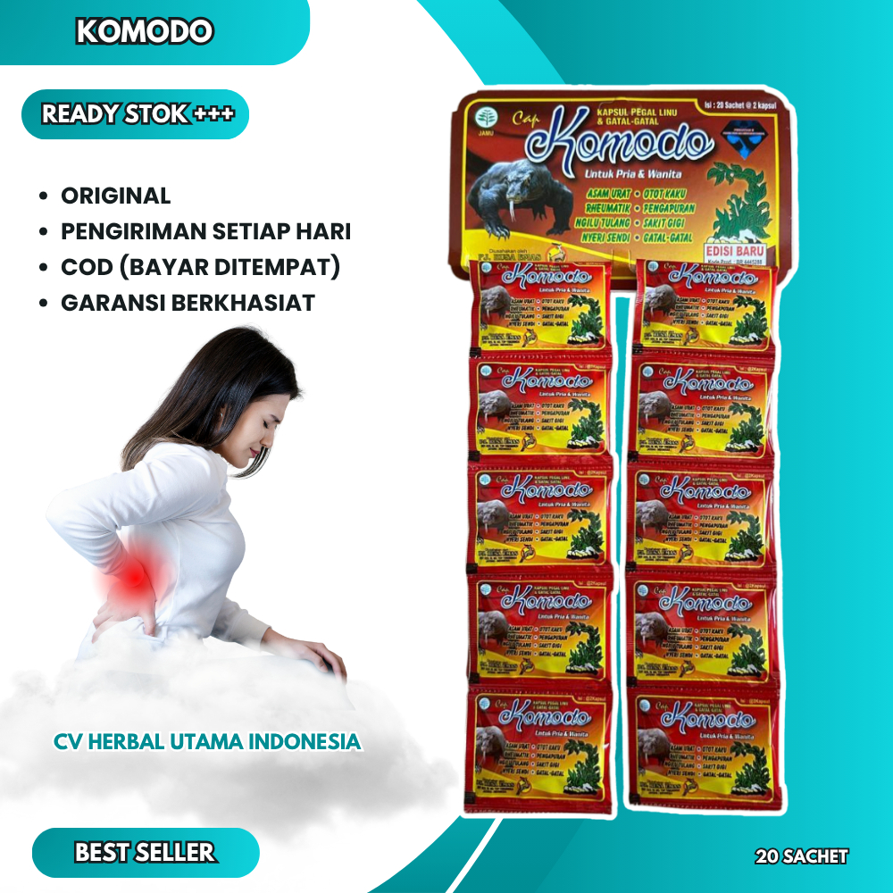 

Komodo Kapsul Original 100% Asli