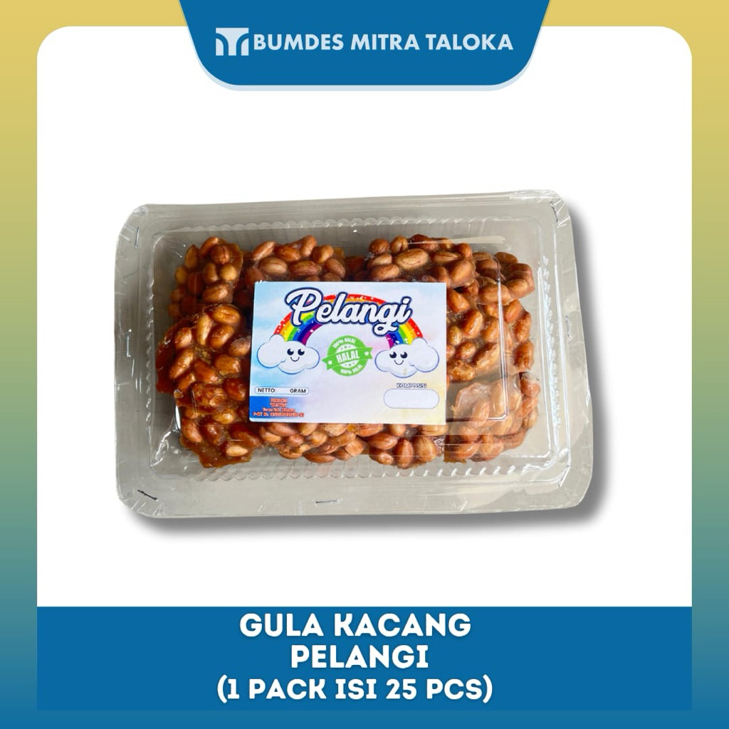 

GULA KACANG / AMPYANG / TING-TING KACANG PELANGI | Isi 25 Pcs 1 Mika | Isi 10 Mika |