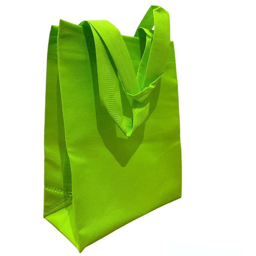 

Tas Spunbond Warna tebal 75 gsm tali jinjing ukuran Kecil (S) 25 x 35 x 8.5 per 10 pcs