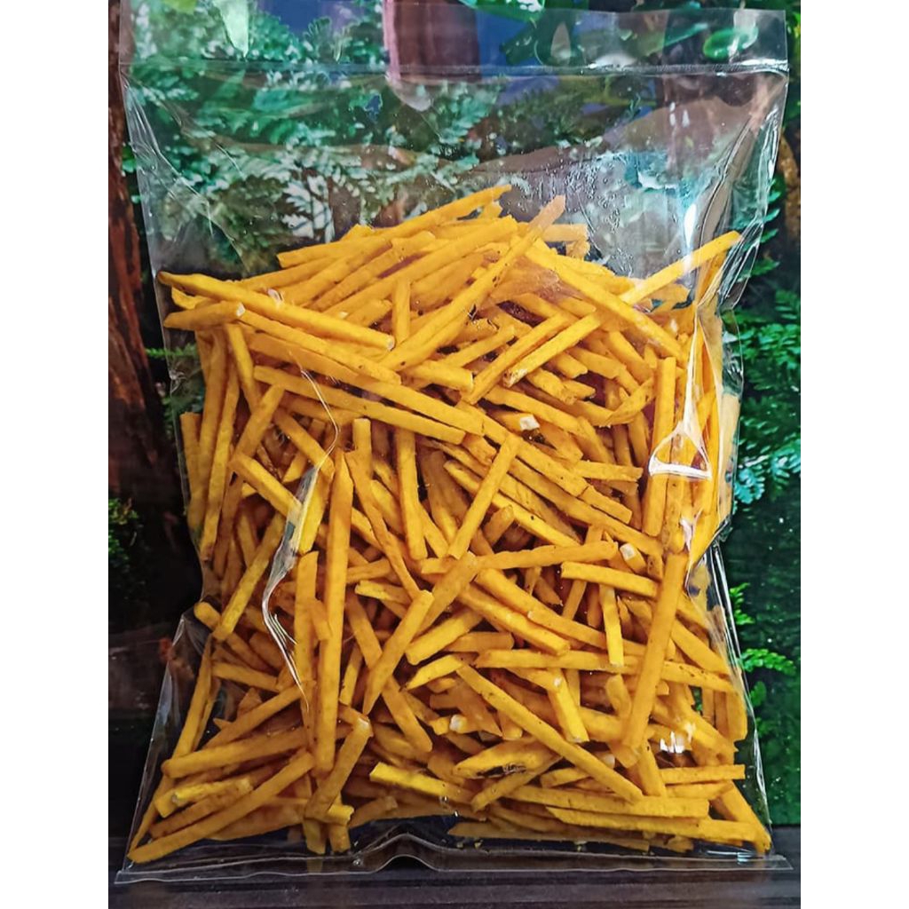 

KERIPIK TALAS STIK 250GR RElNYAH GURIH ENAK SNACK MAKANAN CEMILAN KRIPIK ASIN