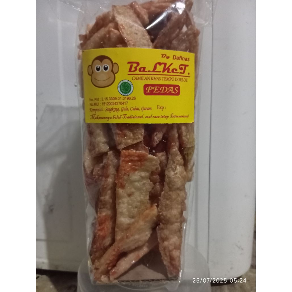 

BALKET / balung ketek cemilan enak rasa pedas manis 12000