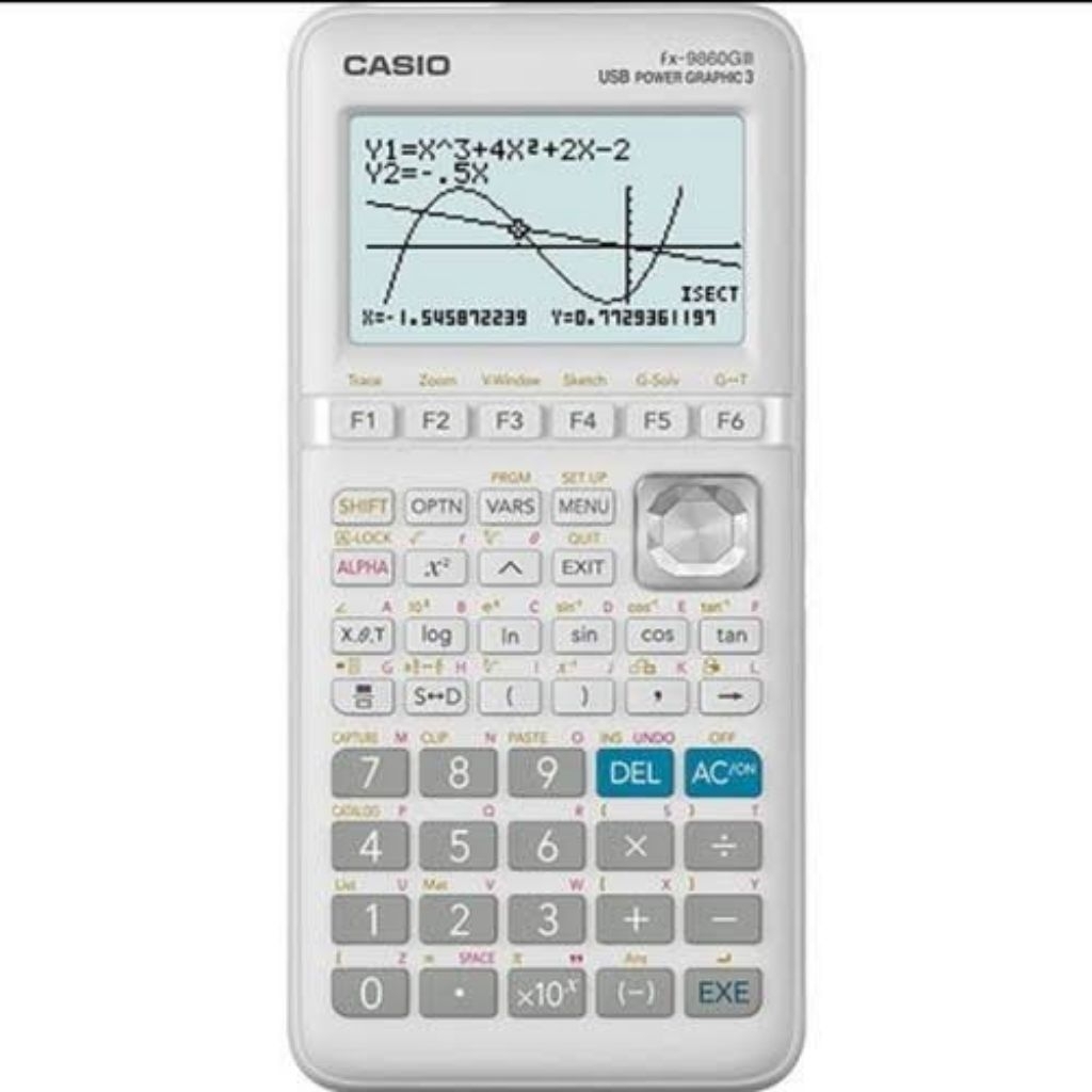 

CASIO KALKULATOR GRAPHIC NEW MODEL LARGE DISPLAY FX 9860 III G ASLI TERBARU