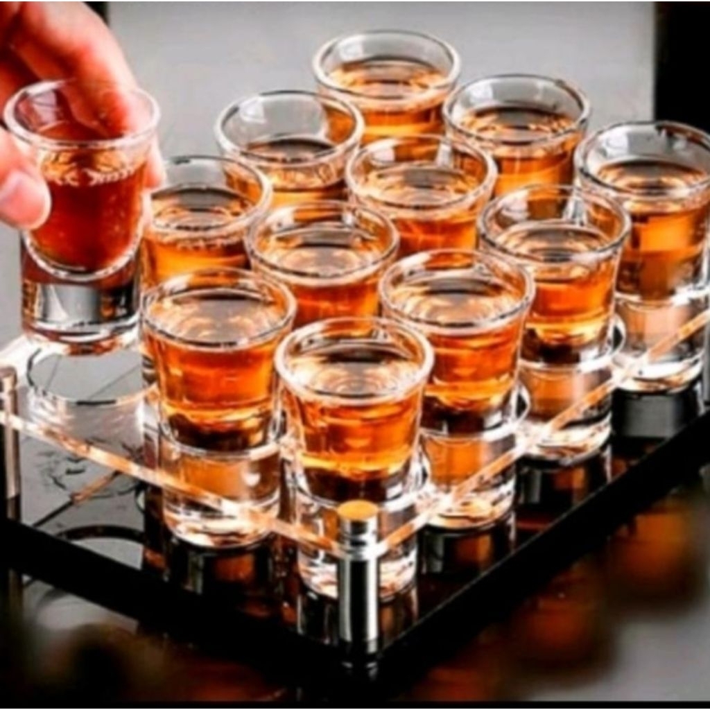 12 pcs gelas sloki mini/Sloki t121/sloki kaca