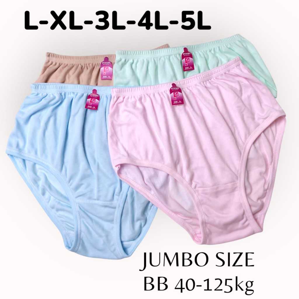 CD Wanita Jumbo 5L 4L 3L Big Size Celana Dalam Wanita Jumbo Ibu Hamil Elastis Besar