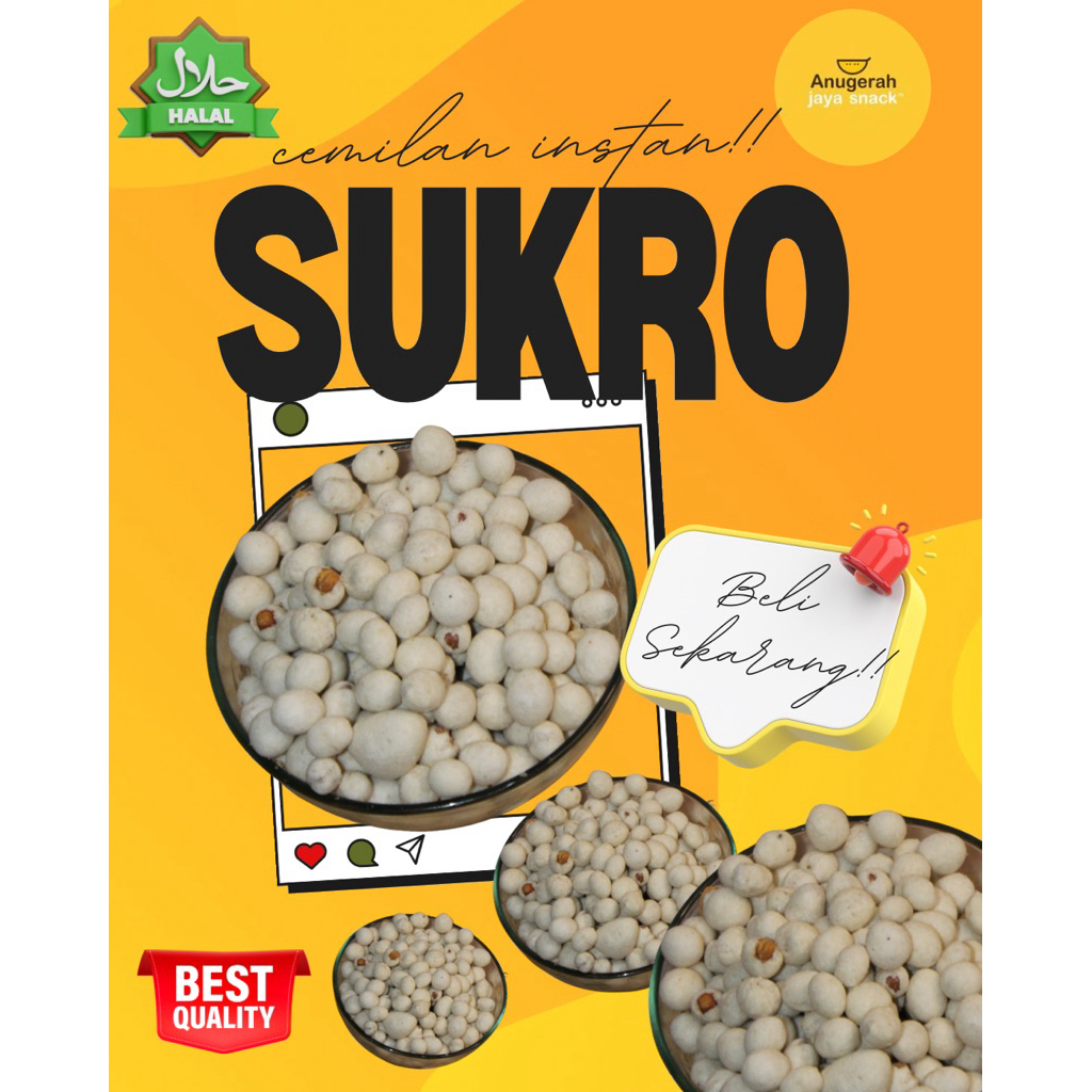

Kacang Sukro 250gr - 1kg Cemilan Snack Kiloan Makanan Ringan