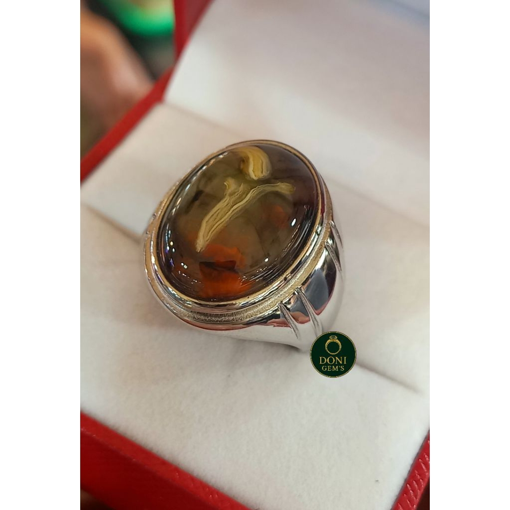 Cincin Batu Pancawarna Edong Gambar Keris 15×20