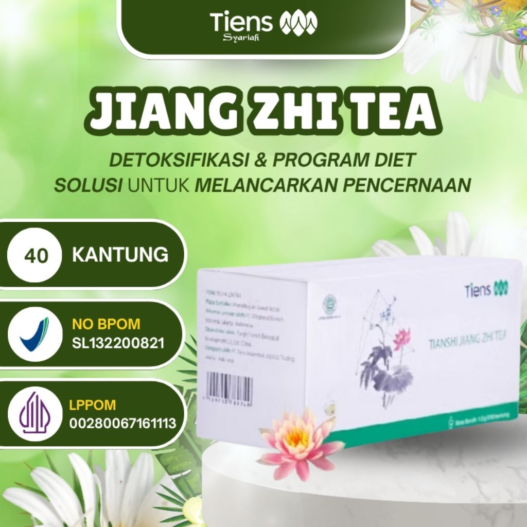 

Teh Herbal Tiens Jiang Zhi Tea Teh Detoks Racun Tubuh Program Diet Alami BPOM