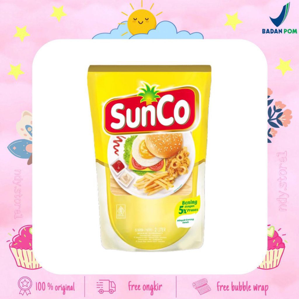 

Minyak Goreng Sunco 2 liter pouch