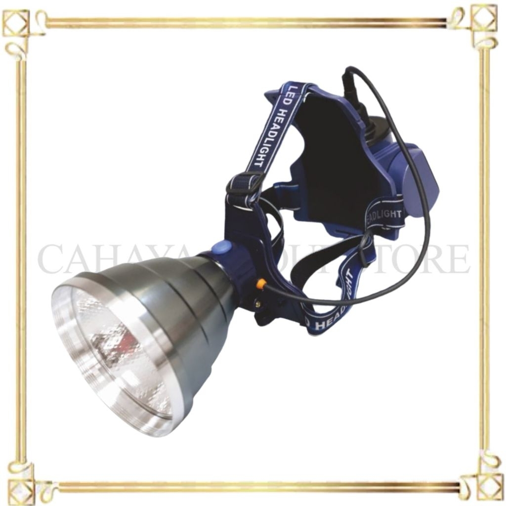 Senter Kepala Kawachi 100W 100Watt / Head Lamps Kawachi LC 100 COB LED / Senter Kepala Cahaya bisa 3