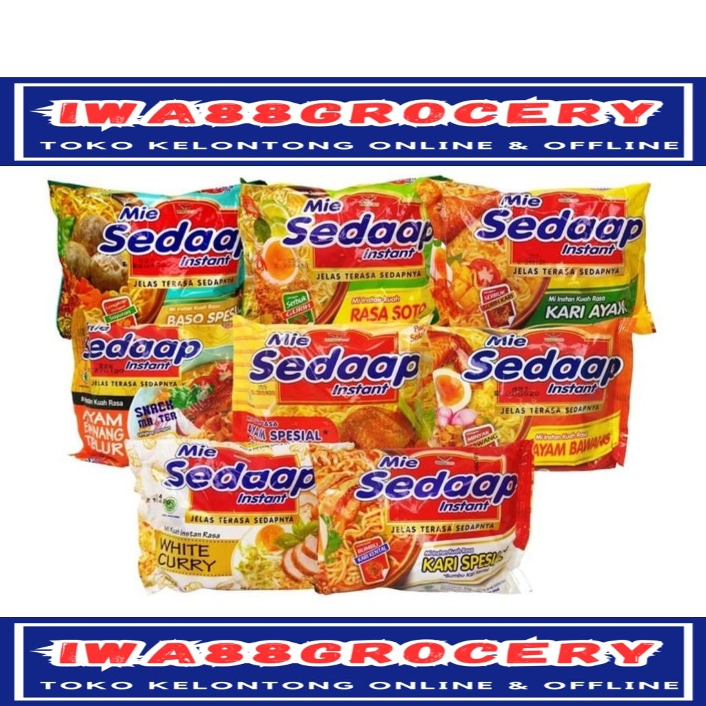 

sedaap mie instant kuah all variant
