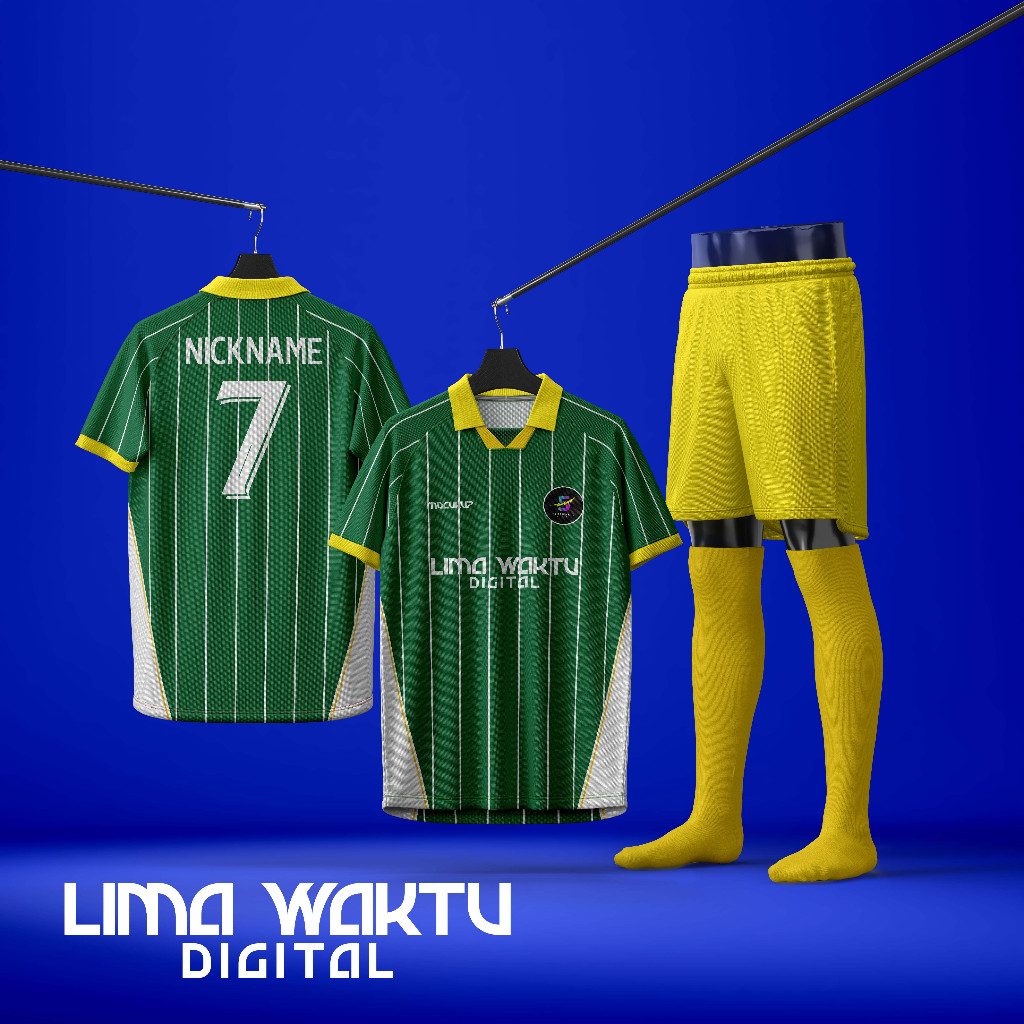 Mockup jersey Lengan Pendek Hanger (Photoshop/PSD)