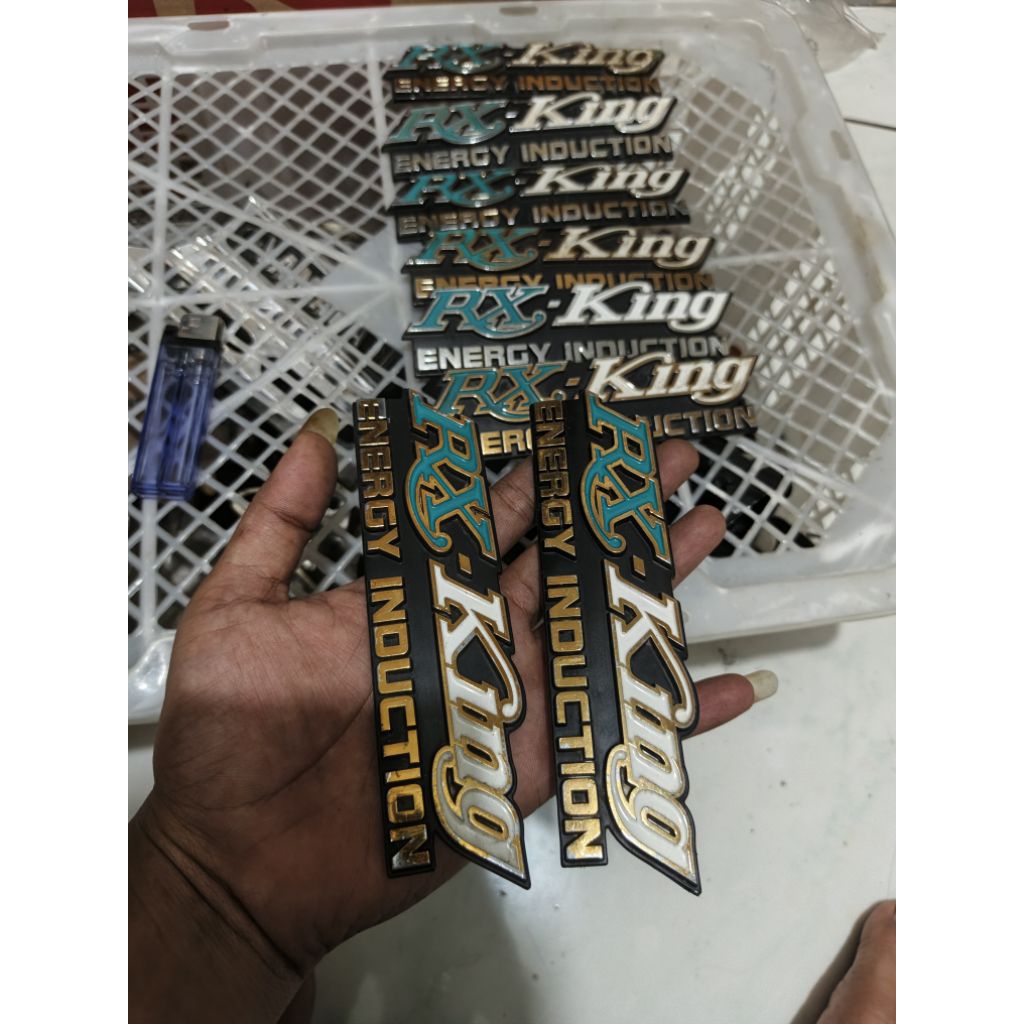 emblem box aki emblem dop baterai dop aki yamaha rx king rxking cobra master 1983-1998 original japa