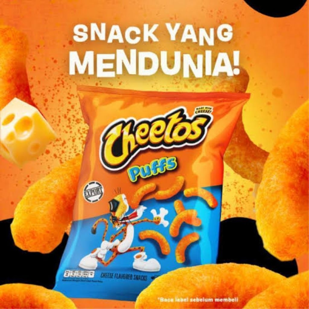 

[HALAL] Cheetos Puffs Cheese 60gr - Snack Keju Puff Cheetos