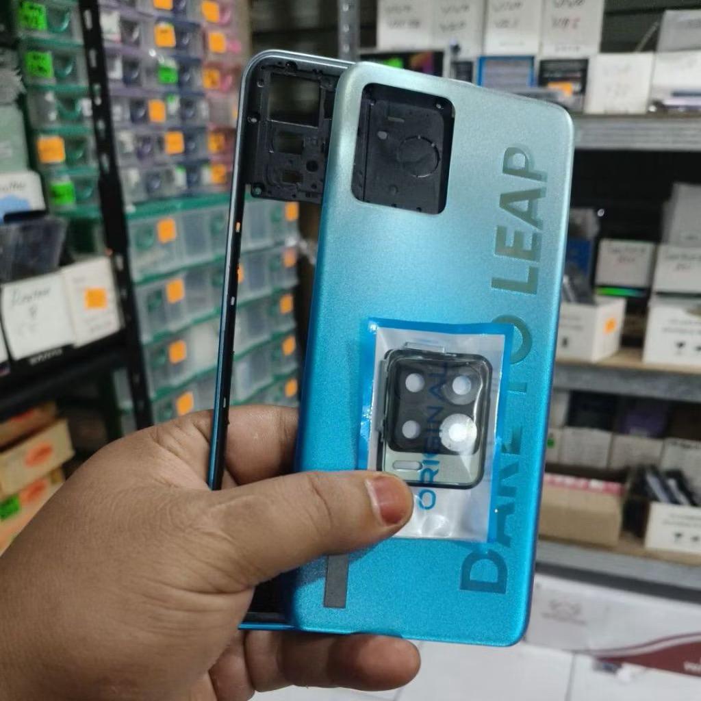 REALME 8 Pro HOUSING CASING CASE BACKDOOR PLUS BAZEL MIDLE PLATE KESING FULLSET BACK COVER RELMI 8pr