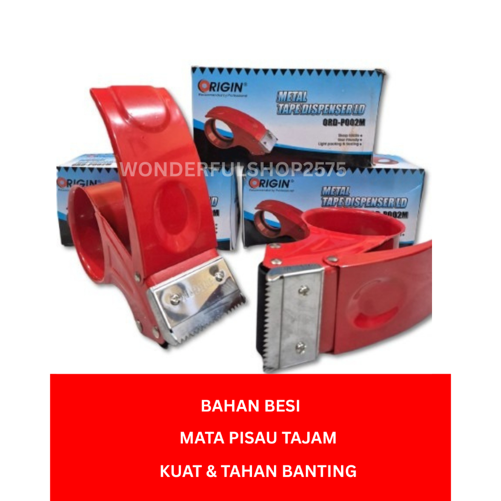 

Dispenser Lakban 2" Tape Cutter Bahan Besi Kuat Tahan Lama