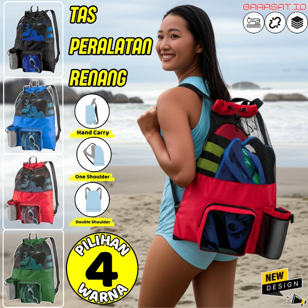 Tas Renang Dry Bag Waterproof – Ransel Baju & Alat Olahraga Air