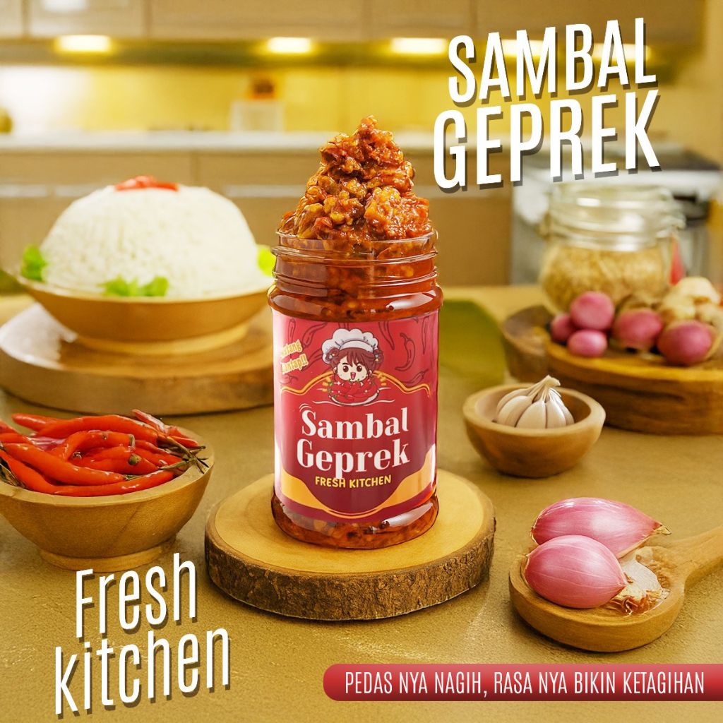 

Sambal Geprek Premium Homemade 175gram