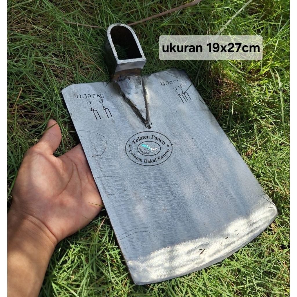 Cangkul | Pacul Blitar Cap Garpu Bahan Baja Putih | Pacol Jowo