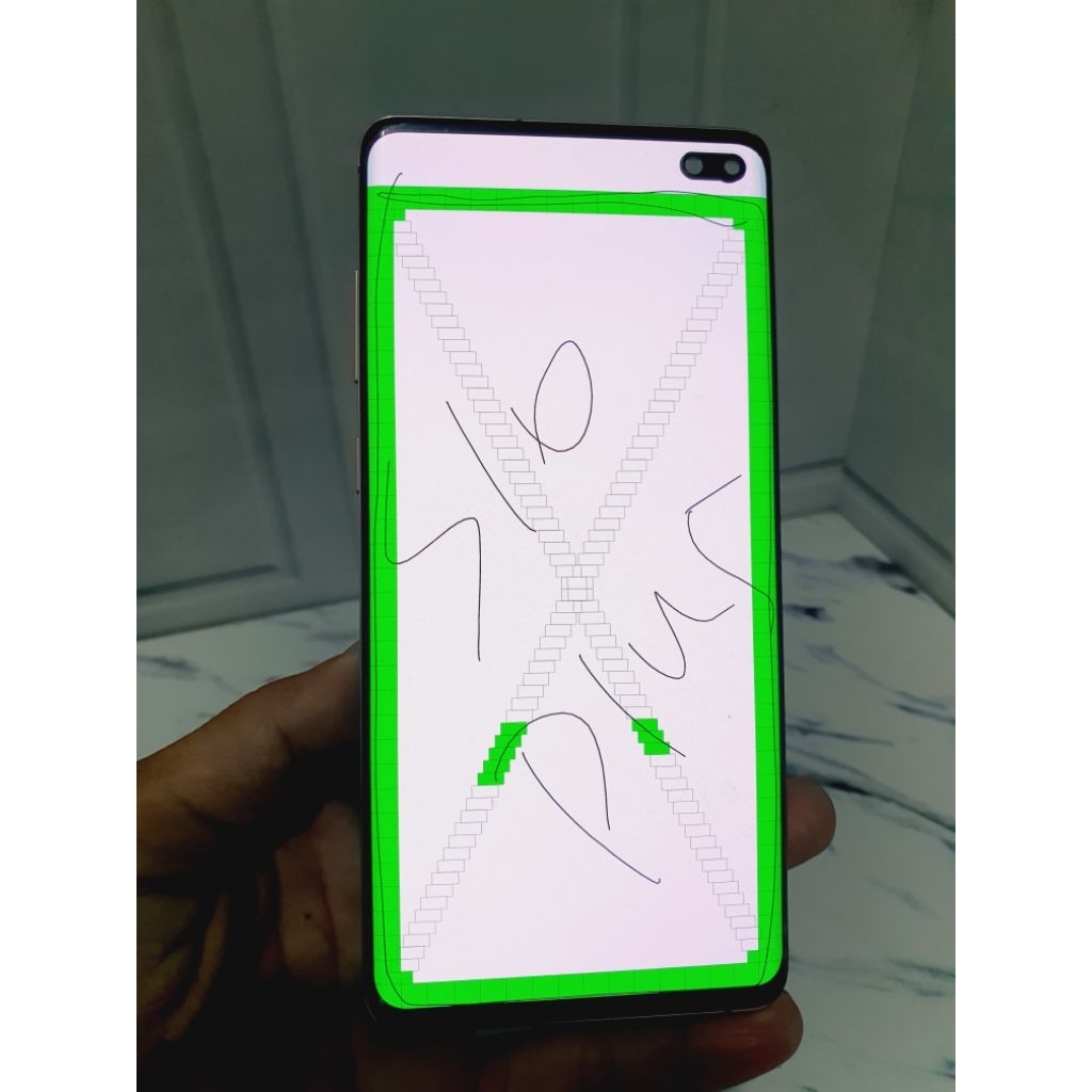 lcd samsung s10 plus original copotan