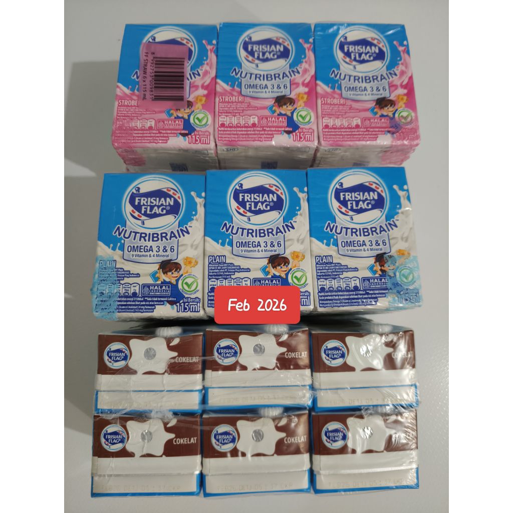 

KHUSUS INSTAN KURIR-SUSU UHT FRISIAN FLAG COKLAT & STROBERRY 115ML KARTONAN ISI 36PCS