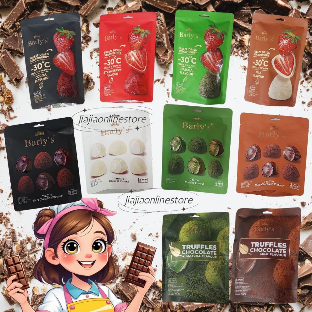 

Barlys Chocolate Baryls Chocolate Cokelat Strawberry Chocolate Truffle
