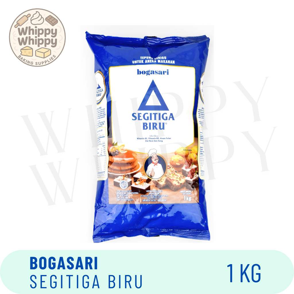 

Tepung Segitiga Biru 1 KG / Tepung Terigu Serbaguna