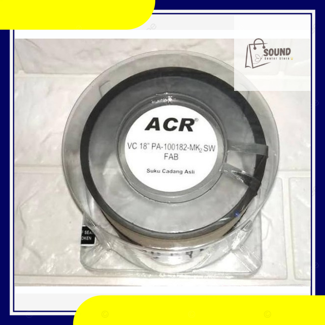 SPUL SPULL VOICE COIL SPEAKER ACR 18 inch 18in PA-100182 MK2 SW ORIGINAL