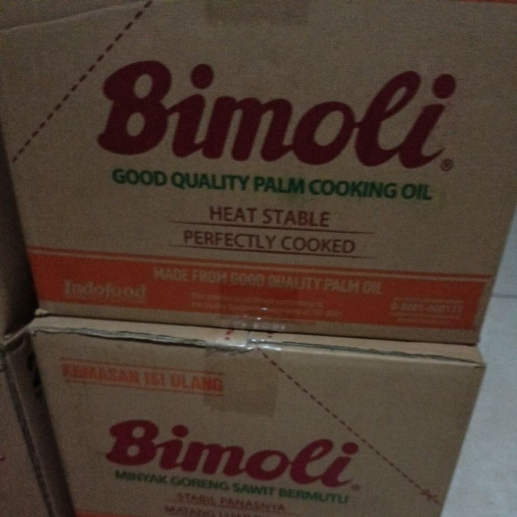 

Bimoli minyak goreng sawit 1karton kemasan 2Lx6 pouch
