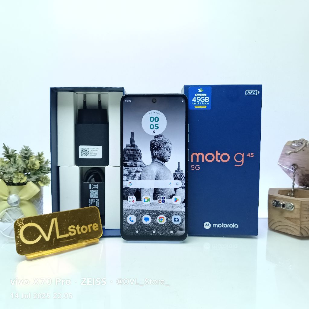 Motorola Moto G45 5G RAM 8/256 GB HP Second Original Bergaransi