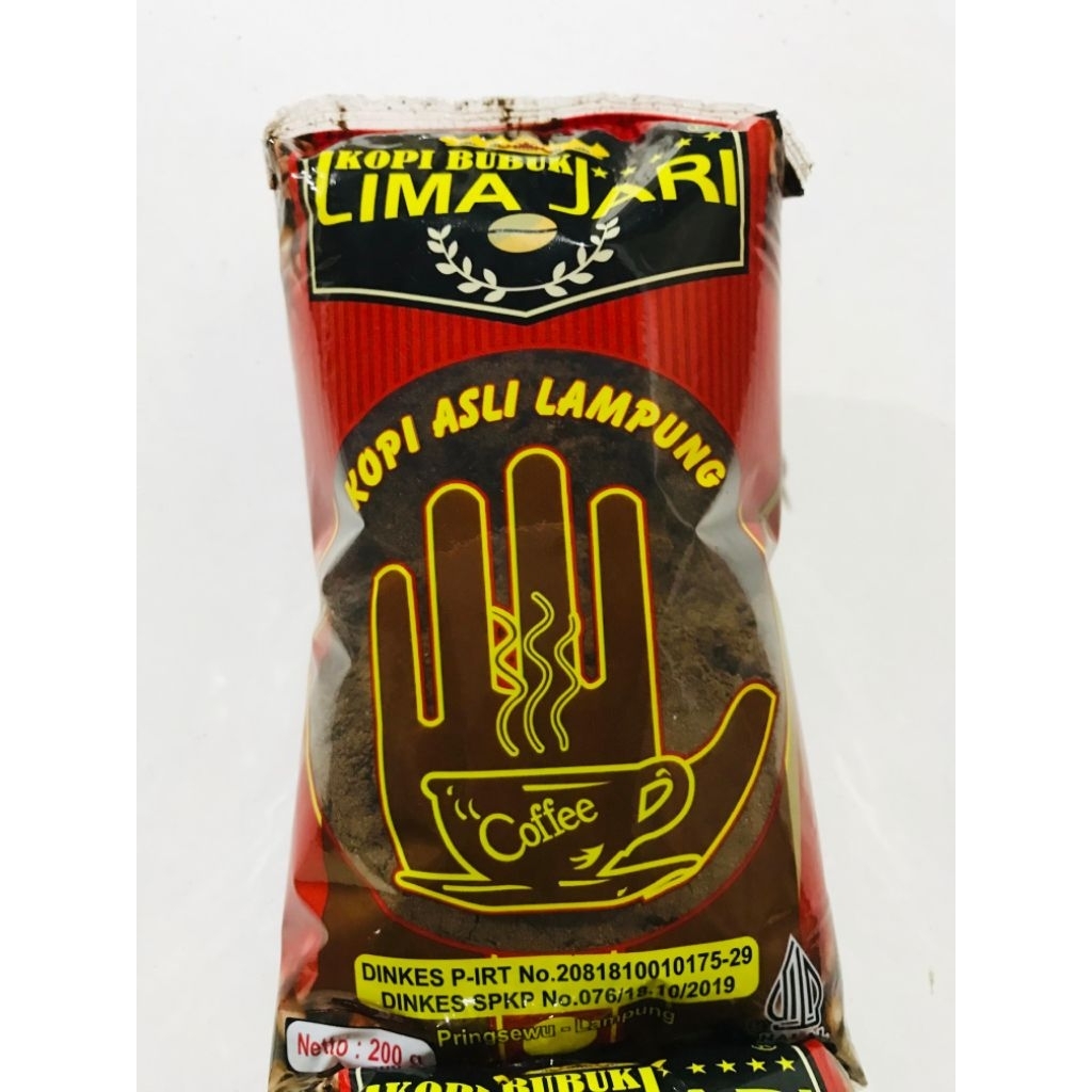 

KOPI LAMPUNG ROBUSTA LIMA JARI 100gr/200gr
