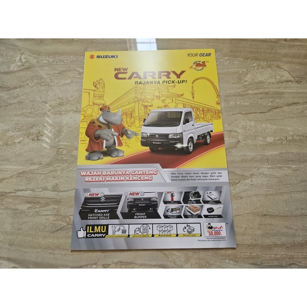 brosur katalog mobil suzuki carry 2021 leaflet