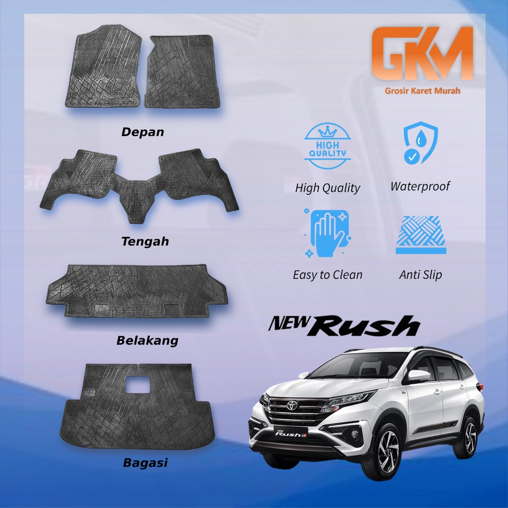 Karpet Mobil All New Rush 2018 2019 2020 2021 2022 2023 2024