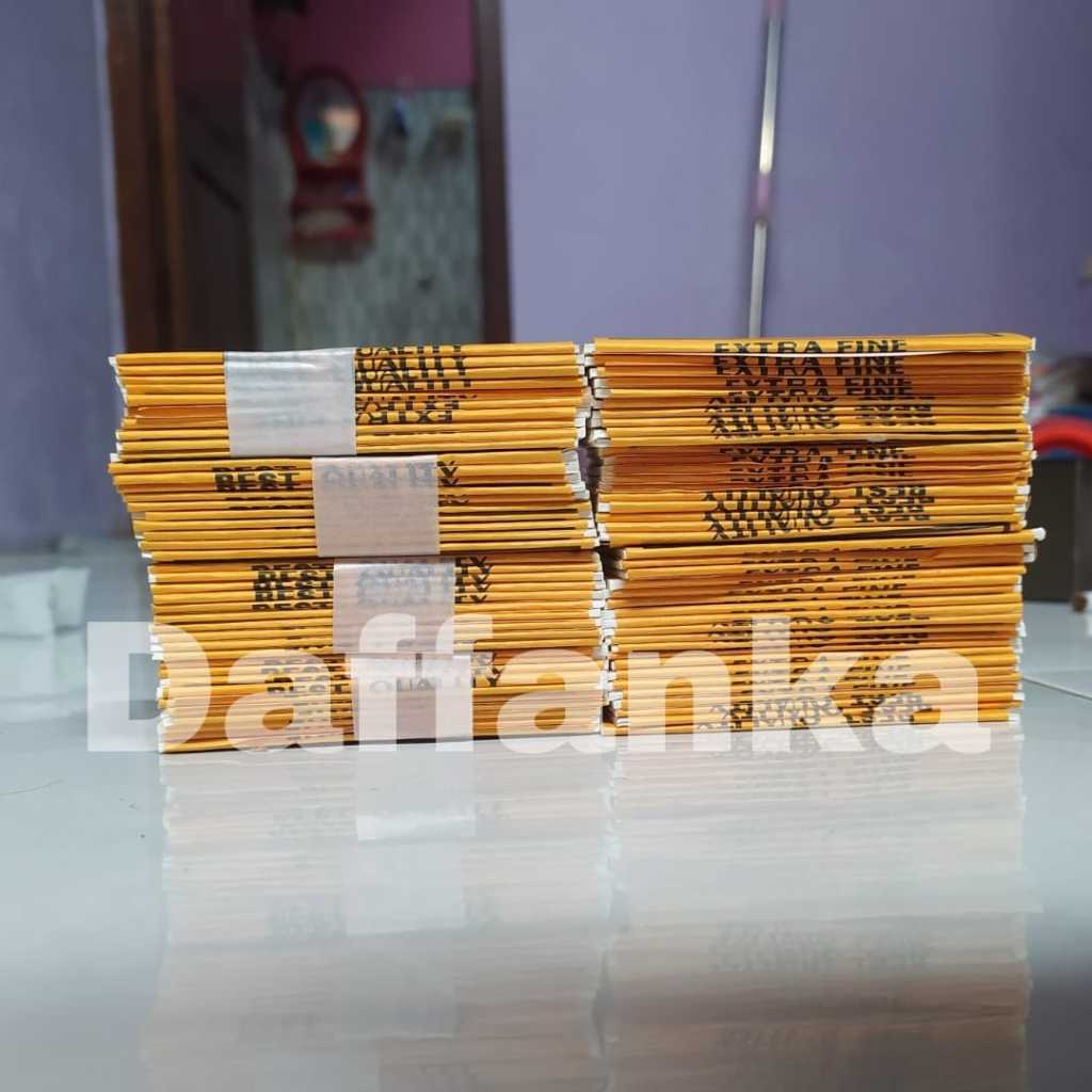 

Kertas Buflo Manis List Kuning Murah Isi 10 ikat 100 buku