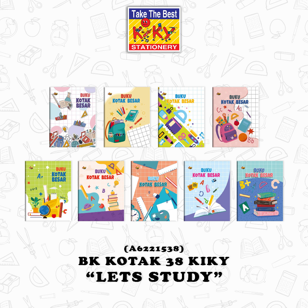 

KIKY Buku Tulis Kotak Besar 38 Lembar Buku - 10 Buku