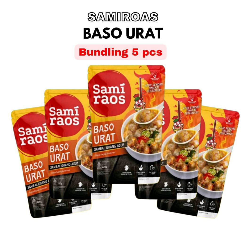 

Samiraos Baso Geprek Urat 5 Pcs