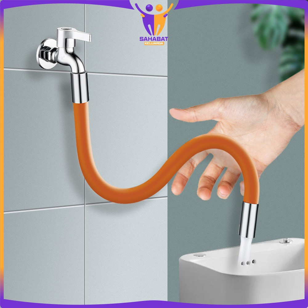 EC Selang Flexible Ekstensi Keran Air UK 30CM Universal 360 Derajat / Alat Penyambung Kepala Keran A