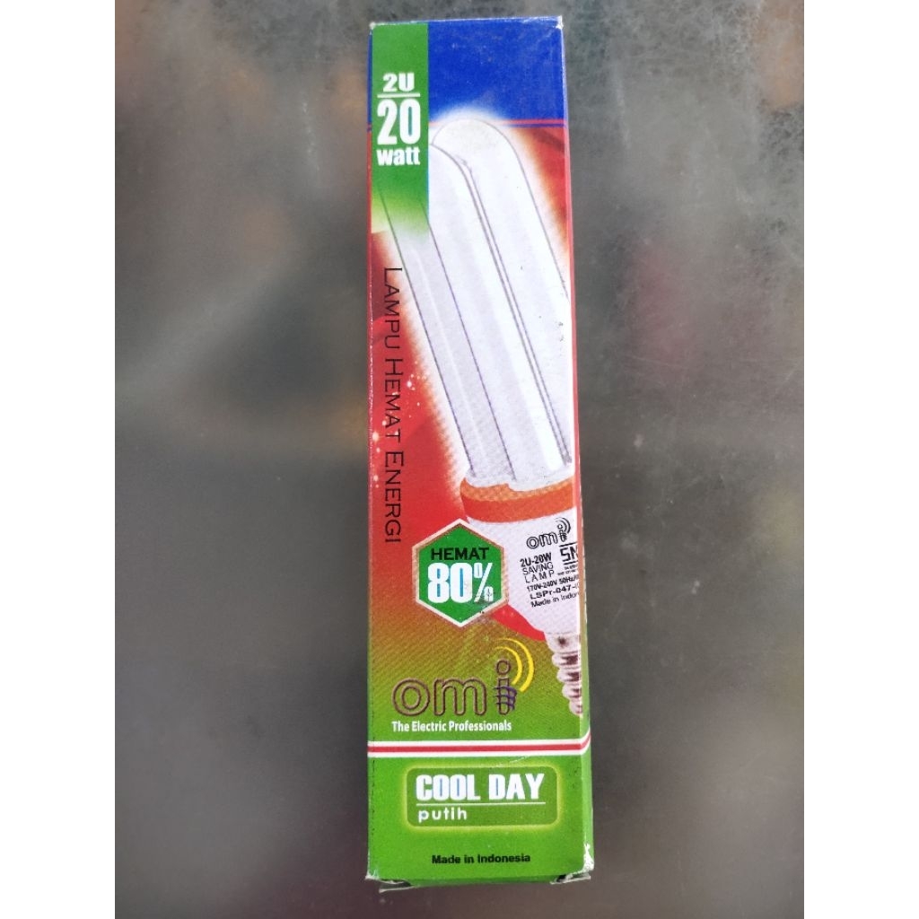 LAMPU 20WATT LAMPU JARI 2U OMI SNI