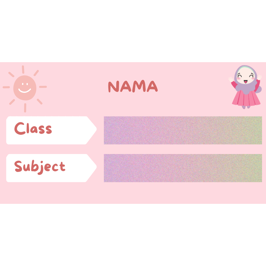 

STICKER LABEL NAMA UNTUK SEKOLAH