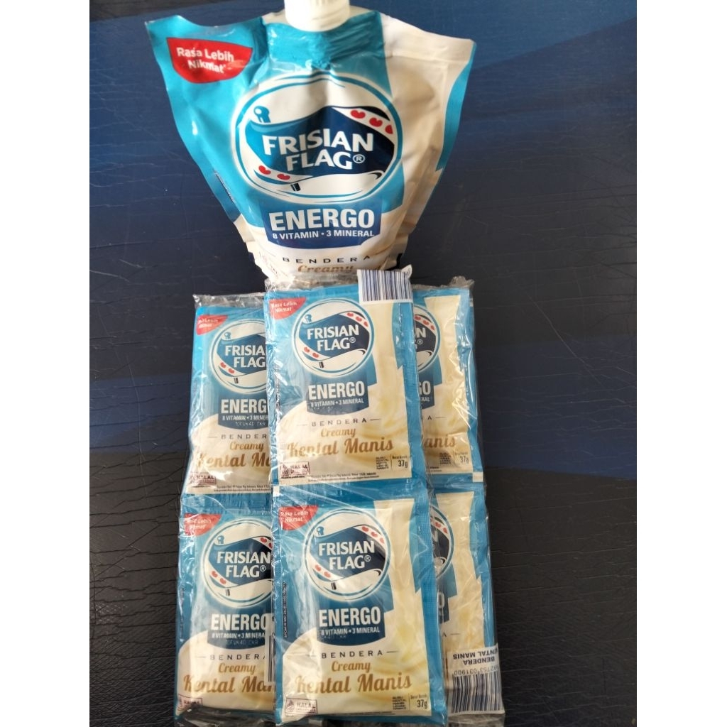 

BUNDLING HEMAT FRISIAN FLAG POUCH 240 gr + 5 RENCENG FRISIAN FLAG 37 gr isi 6 pcs