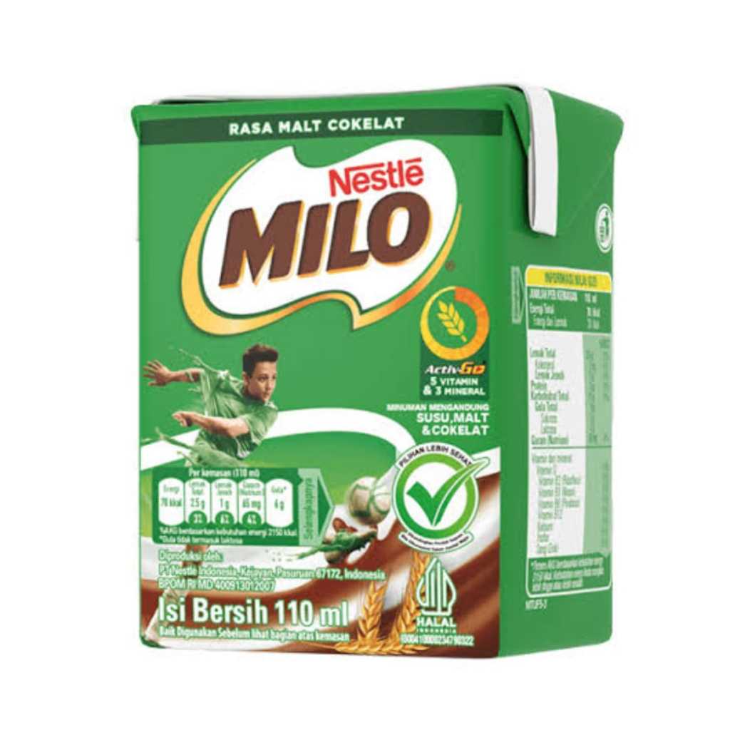

Milo UHT 110ml 1 dus isi 36pcs