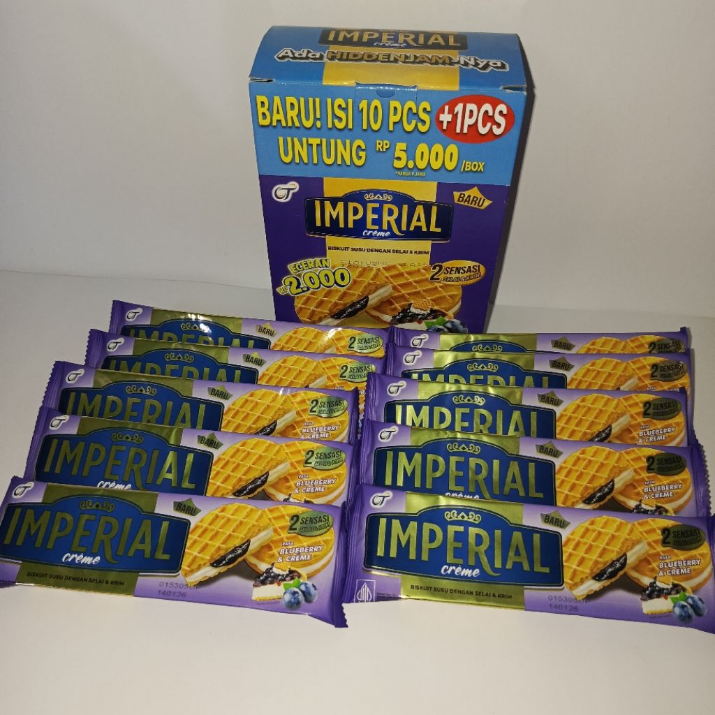 

Biskuit Imperial Blueberry 1 Box 27gr isi 10 pcs