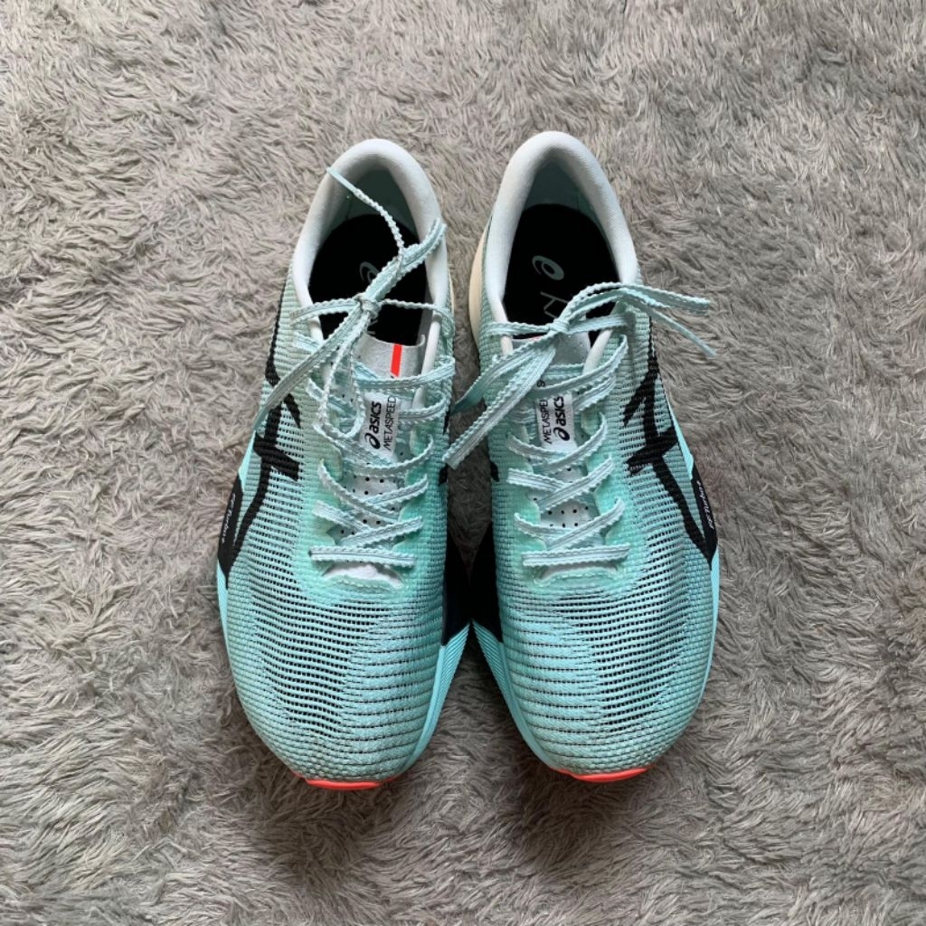 Preloved ASICS METASPEED SKY PARIS META SPEED UNISEX SIZE 39,5 25cm running shoes sepatu lari asics 