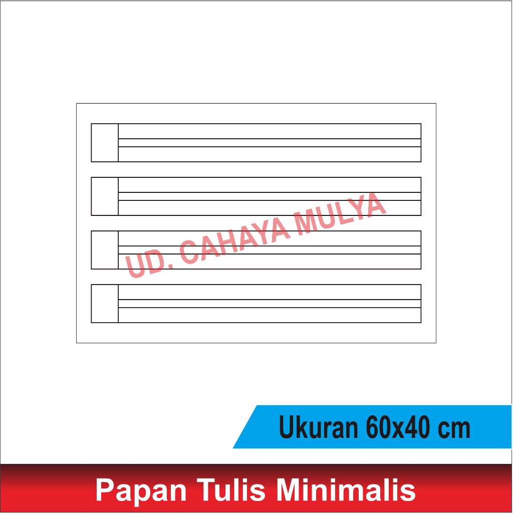 

Papan Tulis Bergaris untuk Belajar Menulis Anak