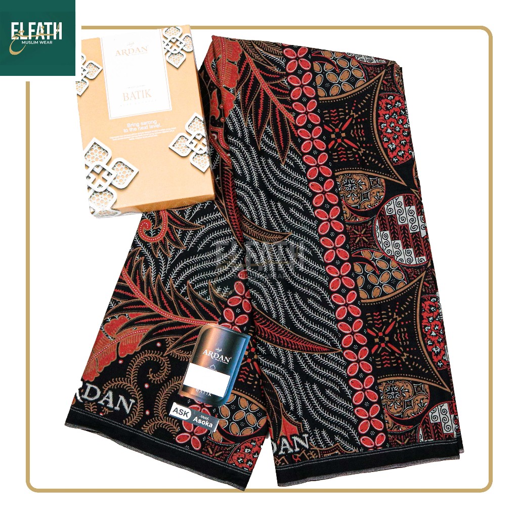 Sarung Pria Modern Ardan Family Brilliant Batik Motif BHS Rayon Lembut & Islami Klasik