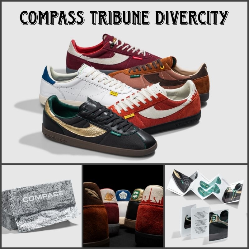 [ORIGINAL 100%] Sepatu COMPASS TRIBUNE DIVERCITY | Compass Divercity Surabaya | Compass Divercity Ba