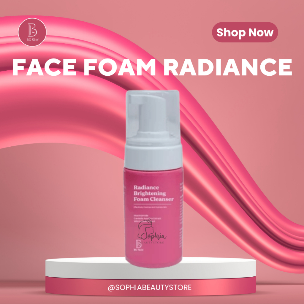FACIAL FOAM BG SKIN - Facial Wash Radiance Sabun Wajah Cica Beauty Glow Skincare BG Skin Pembersih W
