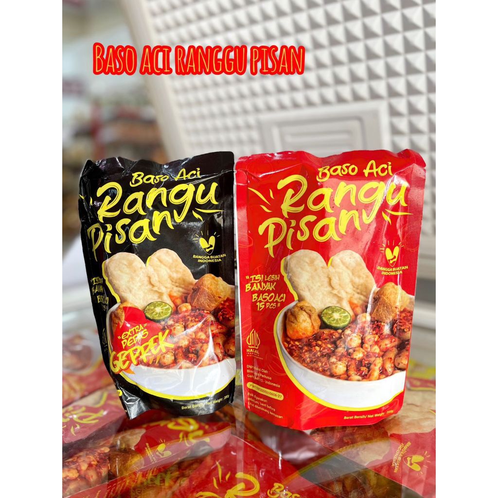 

Baso Aci Rangu Pisan Tulang Rangu Pedas / Geprek Extra Pedas