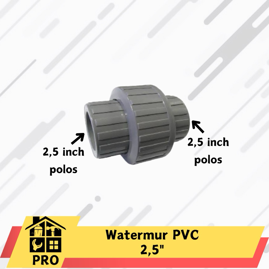 Watermur PVC 21/2" 2 1/2 inch - Watermoor Water Mur Water Moor 2,5 2.5